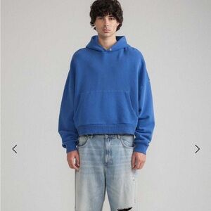 Elwood Rectangle Hoodie XS Blue
